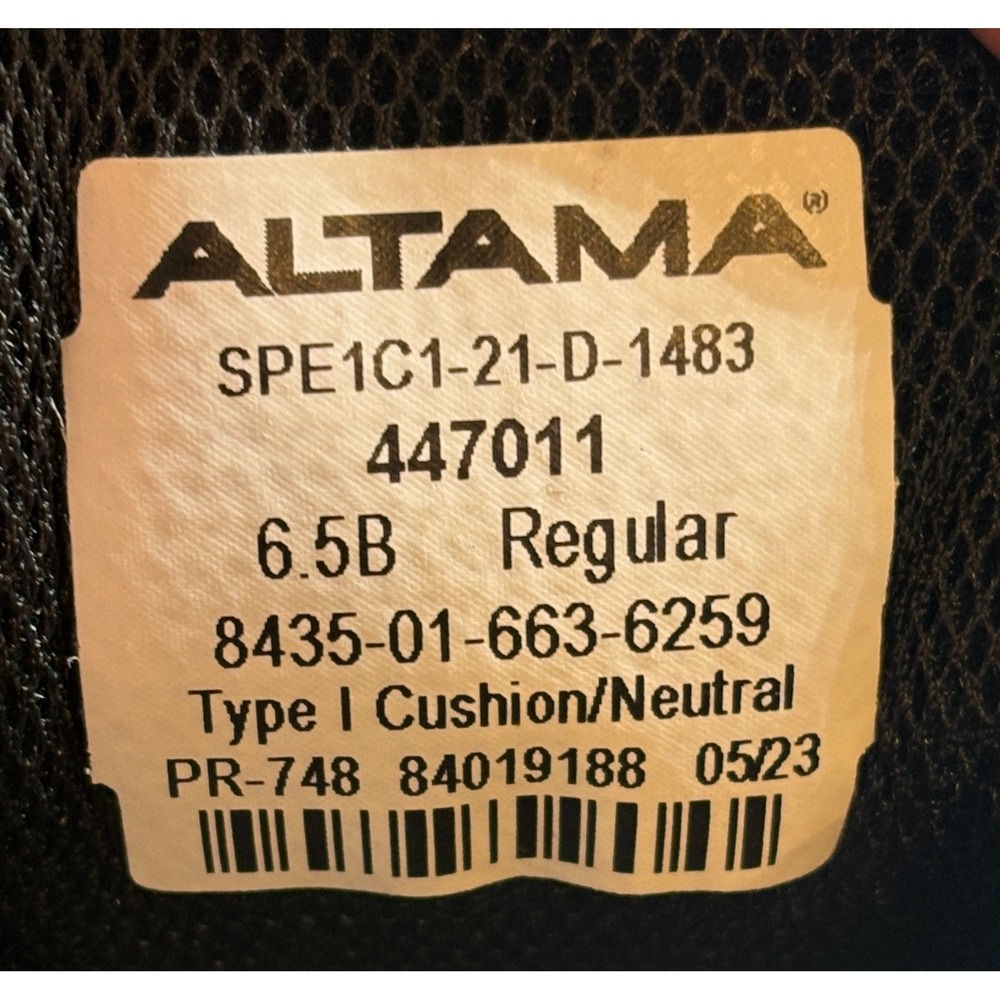 Altama Maritime Assault Low Men 6.5B Black Athletic Tactical Water Shoes PR-748 - Picture 8 of 10